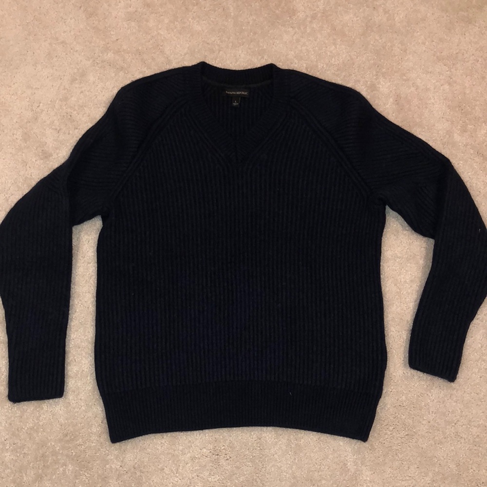 Banana Republic Wool Navy Sweater